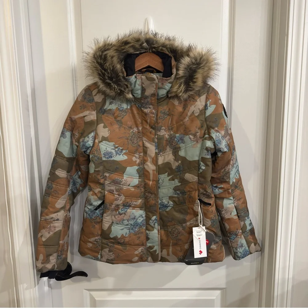 Obermeyer Tuscany II Jacket Ski Snow Jacket in Vintage Camo